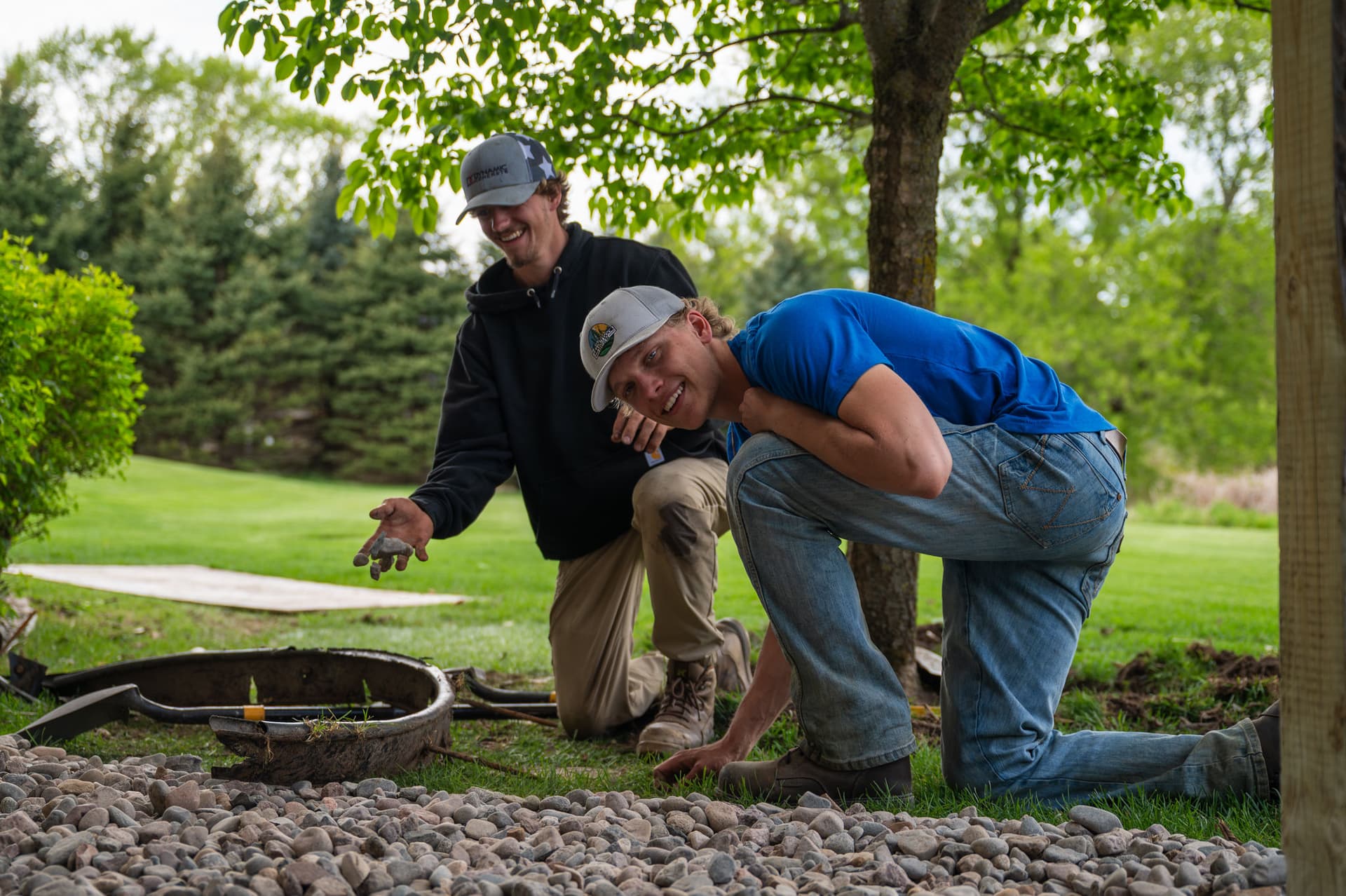 Gallery photos for Rock Landscaping and Property Cleanup Done Right in Wright County: Image #1