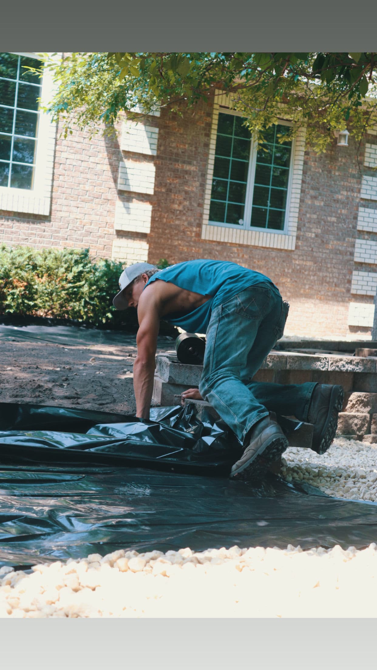 Gallery photos for 30+ Yards of Rock Removed and Replaced with Fresh Buff Limestone: Image #3