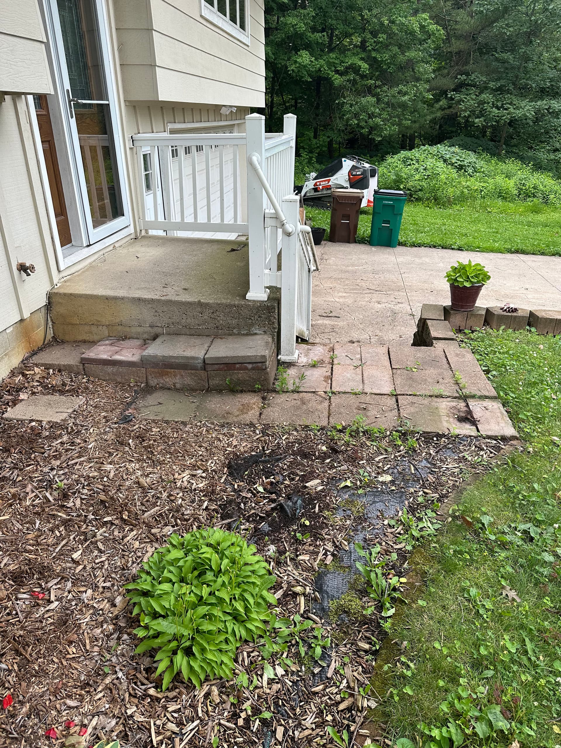 Gallery photos for Paver Walkway Extension and New Stair System in Wright County: Image #3