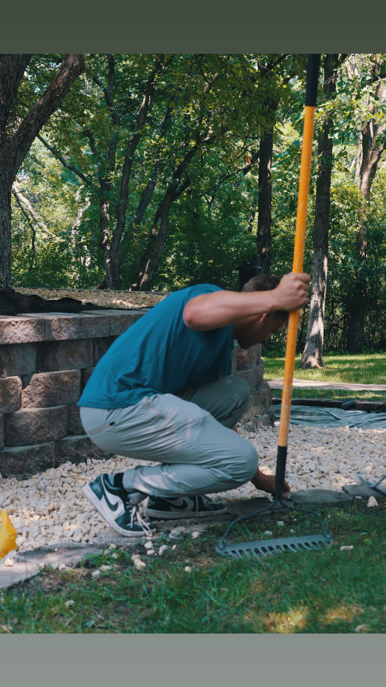 Gallery photos for 30+ Yards of Rock Removed and Replaced with Fresh Buff Limestone: Image #2