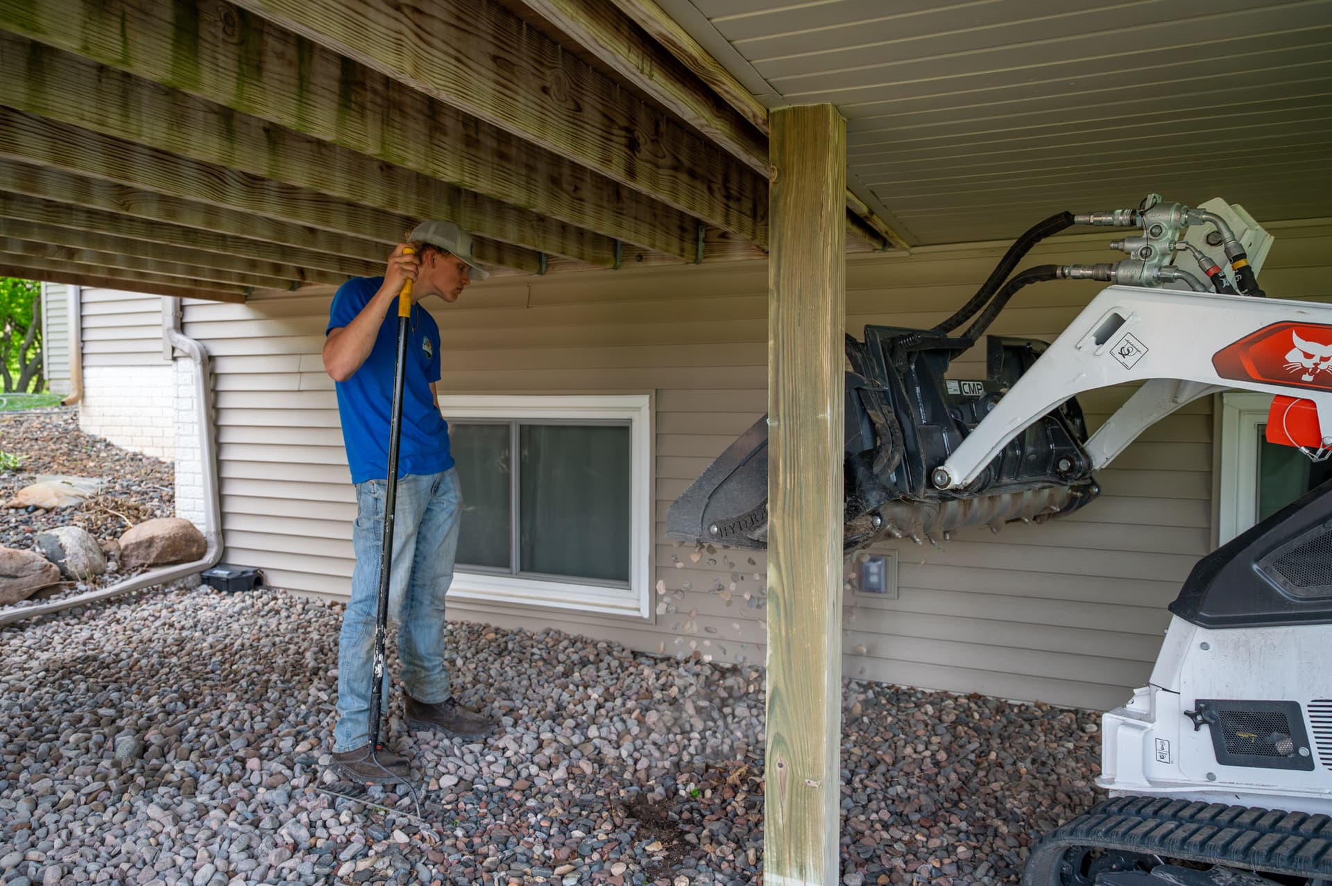 Gallery photos for Rock Landscaping and Property Cleanup Done Right in Wright County: Image #6