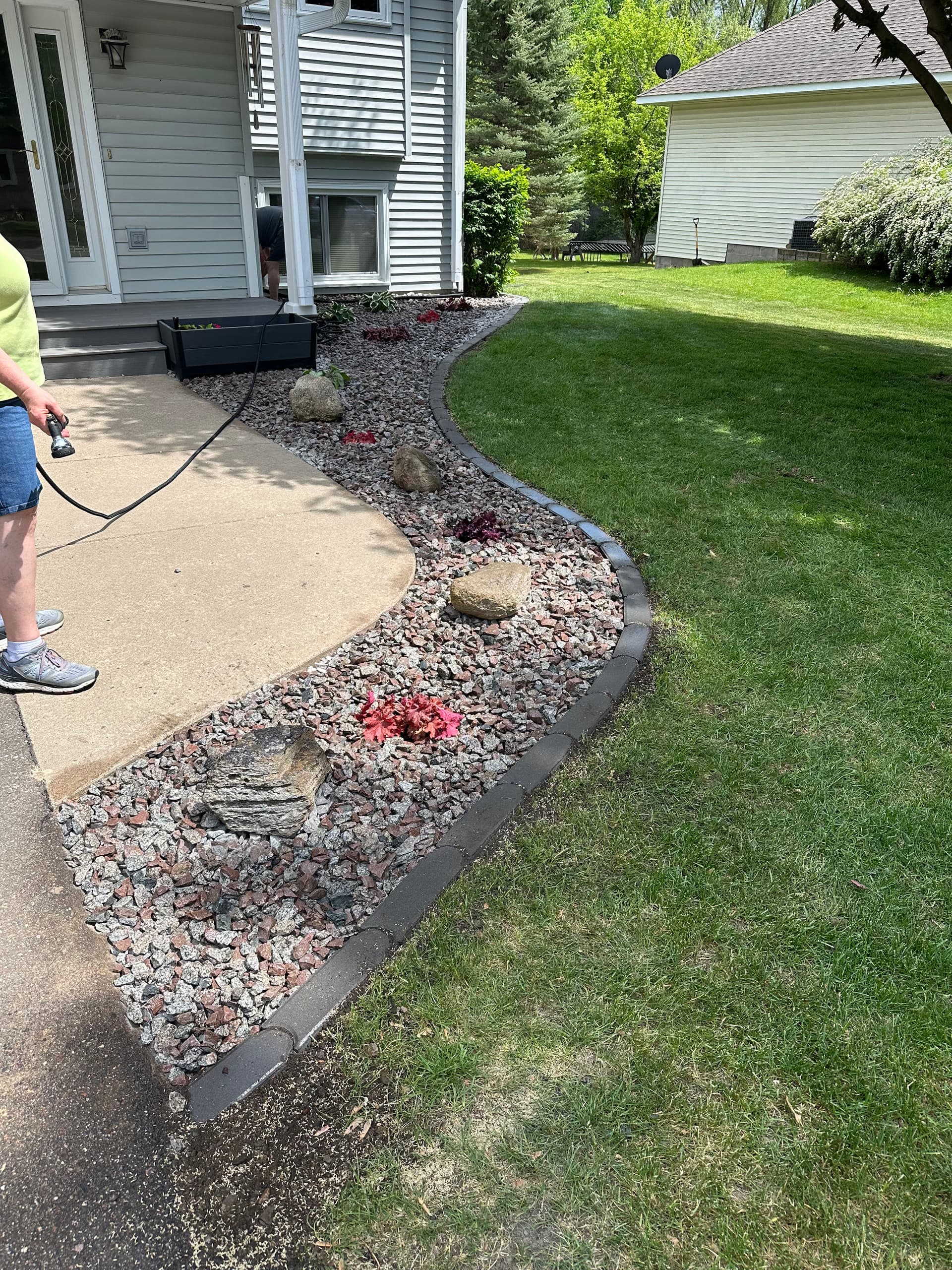Fresh Landscape Bed Install That Cleaned Up the Whole Front of This Home image