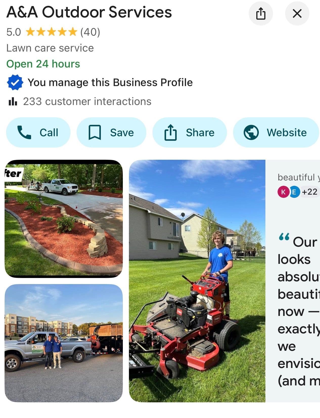 Celebrating 40 Glowing Reviews in Wright County image
